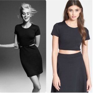 Bailey44 Playset Dress Black Zipper 3 Way 2 Piece Short Sleeve Bodycon Dress